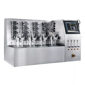 نظام متعدد المفاعلات الحيوية الزجاجية المتوازية